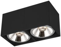 Box 2L zwart 2x dimbaar