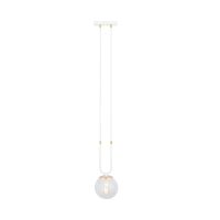 hanglamp wit met transparant gl…