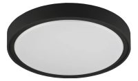 plafondlamp rond zwart LED 2300…