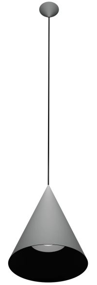 Fantasia Ø350mm grigio/nero E27