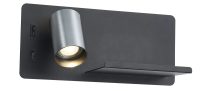 izquierdo negro/acero con USB