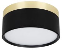 plafón LED Ø158mm oro cepillado…