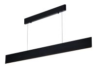Pure negra 120 cm regulable 26W