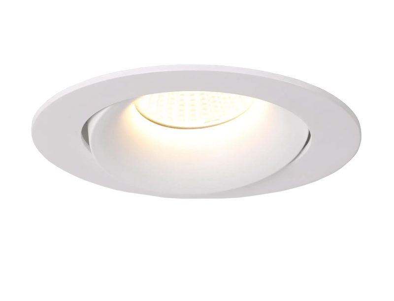 Fantasia Tetiz downlight redondo para GU10, blanco, aluminio, 106 mm