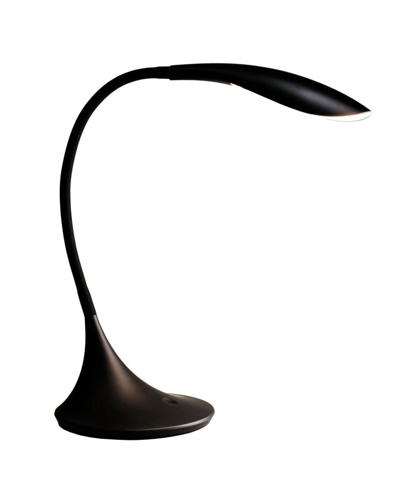 Fantasia Zonic Schreibtischlampe LED flexibel schwarz 4,5W 480 Lumen