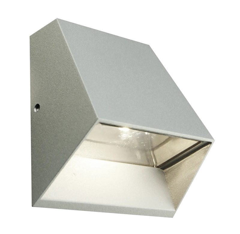 Fantasia Trium Außenwandleuchte silber, LED 6W, 480 Lumen, IP54