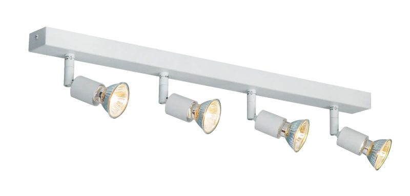 Fantasia Rune ceiling lamp GU10x4 adjustable white metal 550 mm