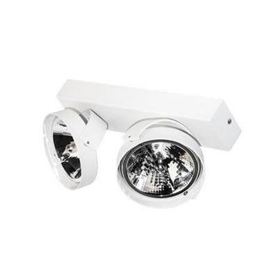 EOS aplique/plafón 2x G53 orientable blanco 295mm