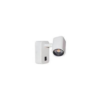 LOOK 1 LED applique murale 6W orientable 3000K aluminium blanc mat