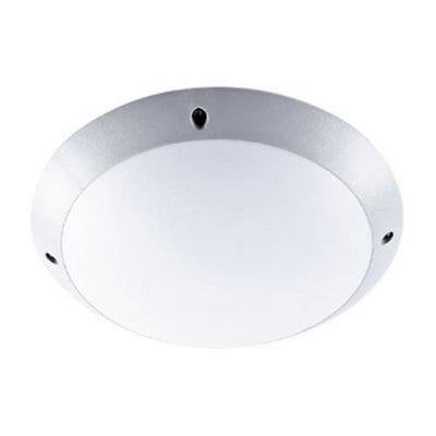 Plafoniera LED da esterno rotonda 300mm bianca 15W 4000K IP66