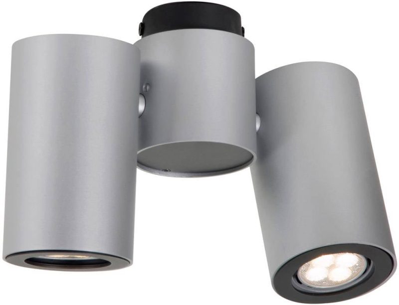 Linea Verdace Barro Deckenleuchte weiß, schwenkbar, Metall, 2x GU10 (o. Lampe)