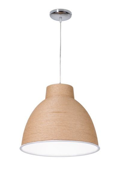 Linea Verdace Hangar suspension papier blanc ou brun Ø50cm douille E27
