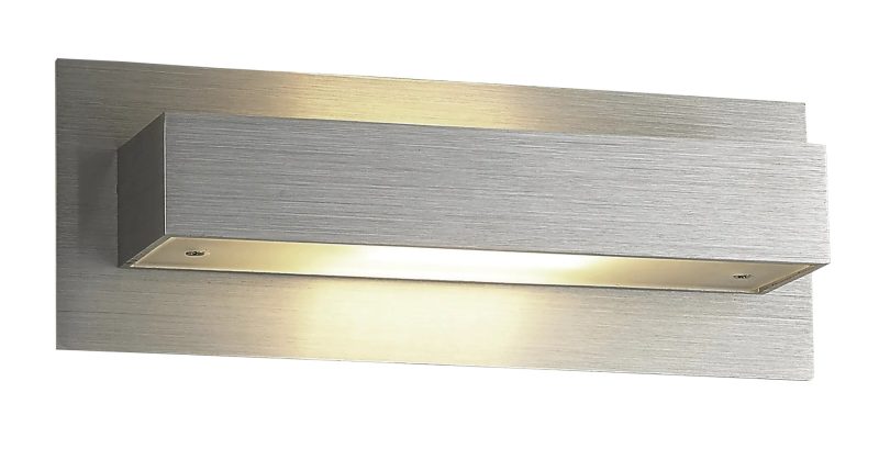 Fantasia Nenad wandlamp LED grijs, up-down licht, R7S 10W dimbaar