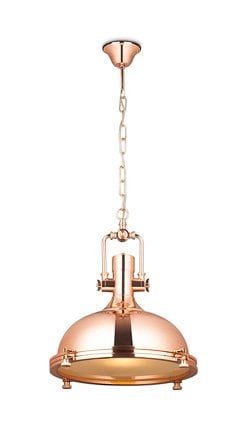 Linea Verdace Regatta Lampada Sospensione Rame 40cm