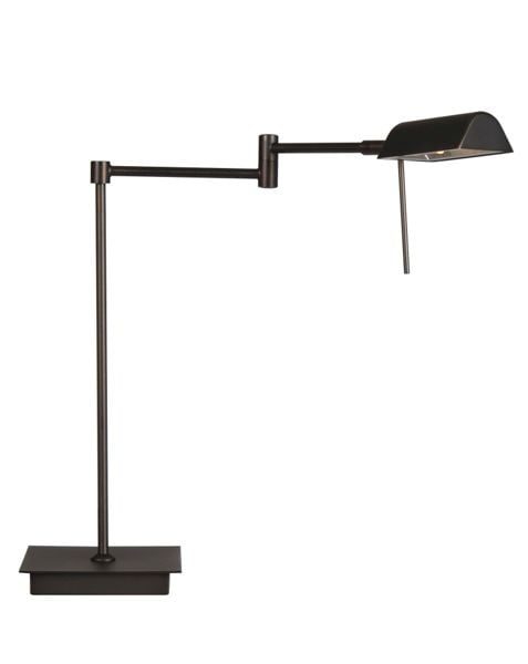 Linea Verdace Mayfair lámpara de escritorio níquel satinado orientable G9 38cm