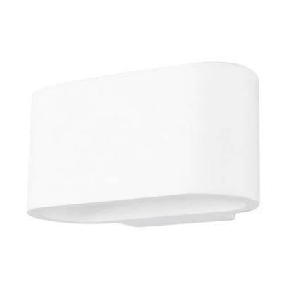 Indigo (Rexel) wall lamp plaster oval G9 up-down white