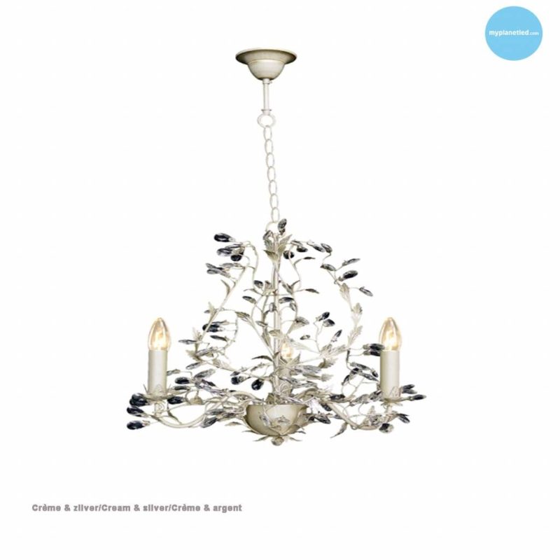 Linea Verdace Michelangelo Kronleuchter-Pendelleuchte Rost Metall E14x3