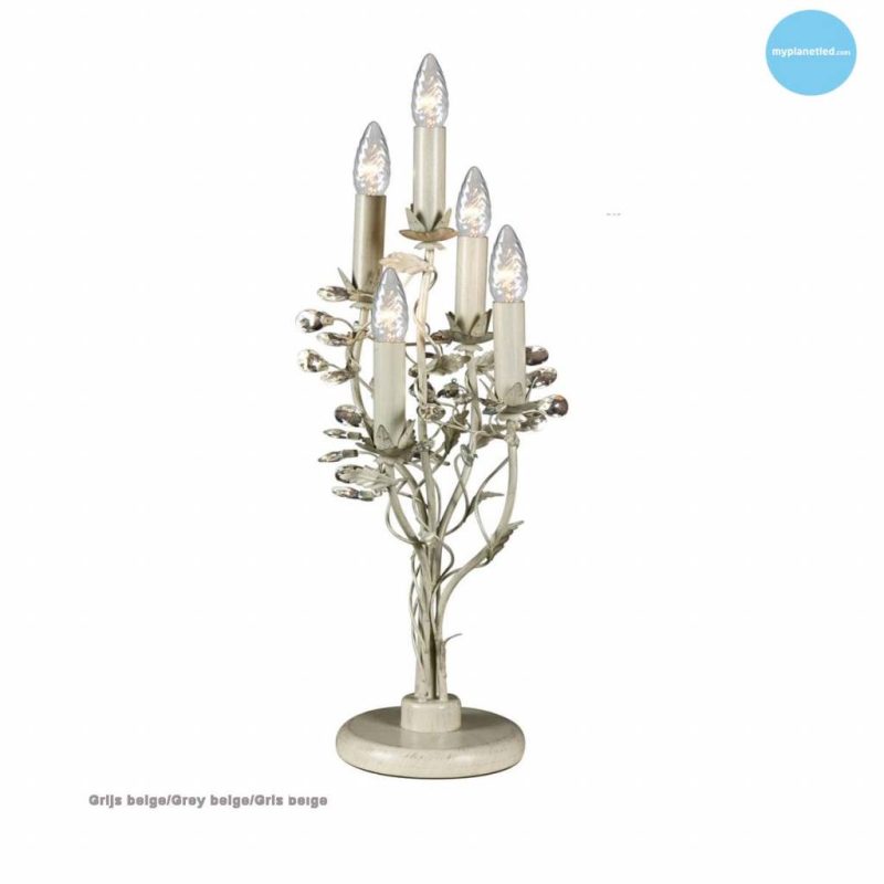 Linea Verdace Michelangelo lampe de table candelabre blanc mat