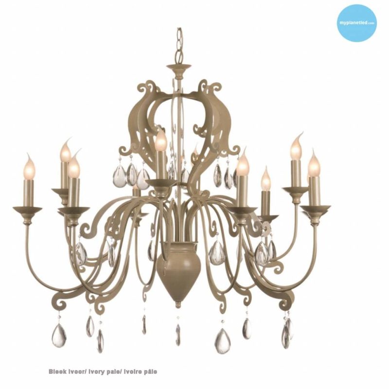 Linea Verdace Pedrera lustre suspendu avec cristal gris taupe Ø105cm