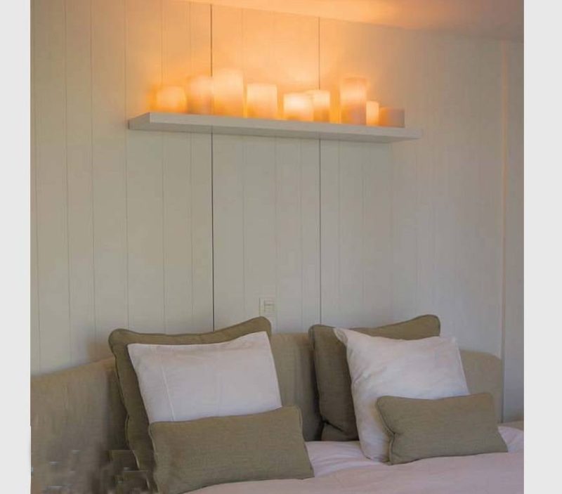Authentage Bellefeu applique 5 candele bronzo, rurale
