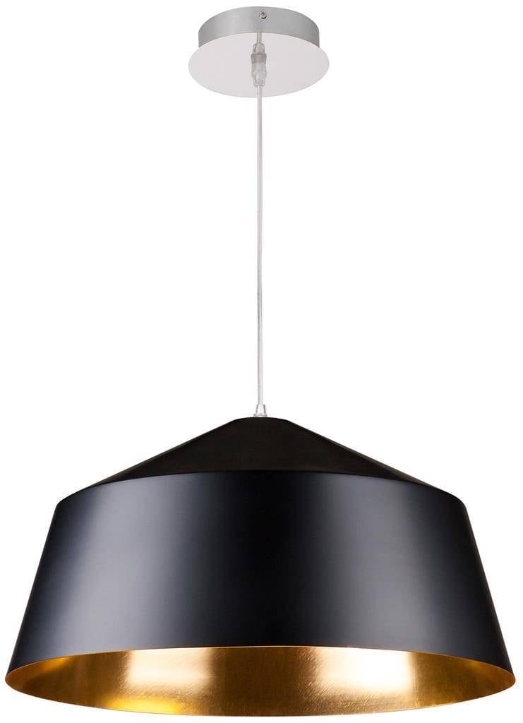 Linea Verdace Paster vintage hanglamp zwart met gouden binnenkant Ø56cm