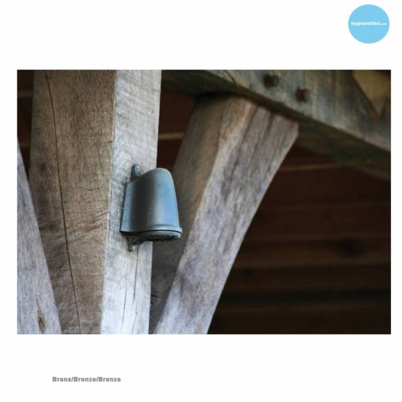 Authentage Balume applique bronze, style rural, extérieur GU10