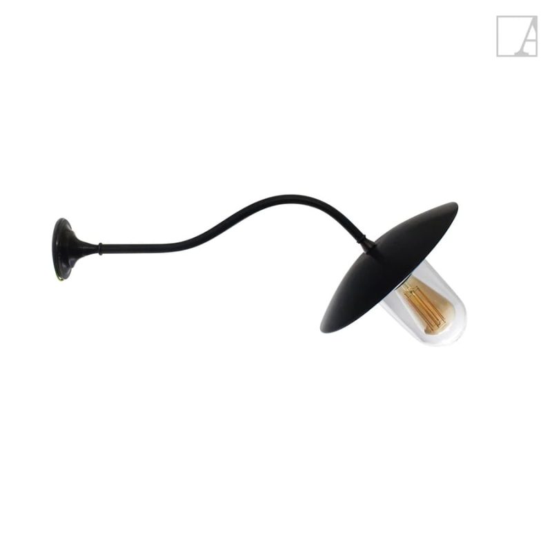 Authentage Elebase wall lamp bronze, outdoor, 45°, E27