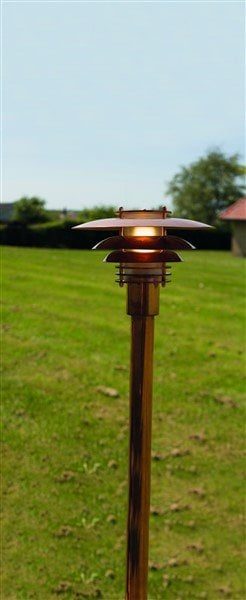 Bolardo de jardin Phoenix mini cobre E27 IP54 1130mm