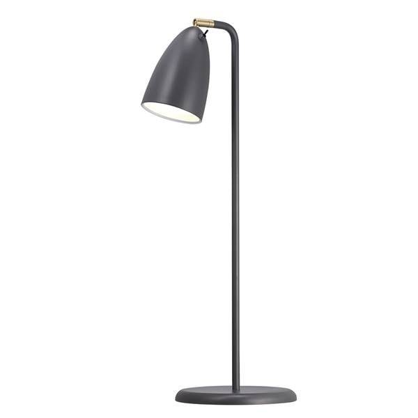 Nexus lampada da scrivania LED grigia GU10 3W 630mm orientabile