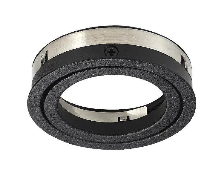 Fantasia Zoom inzetring voor inbouwspot, aluminium zwart - set van 4