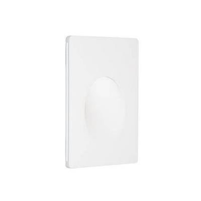 Aplique pared yeso LED rectangular 180mm, 1W