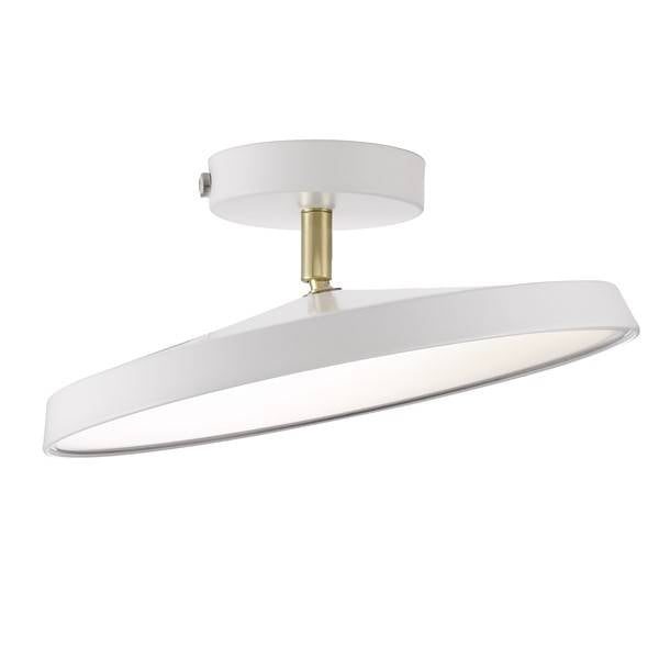 Nordlux Alba Pro 30 LED ceiling light 24W dimmable white metal