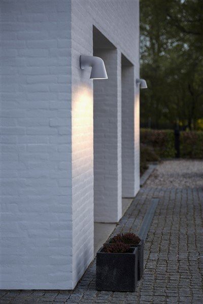 Nordlux Außenwandleuchte Down GU10 weiß IP44 Metall wasserdicht