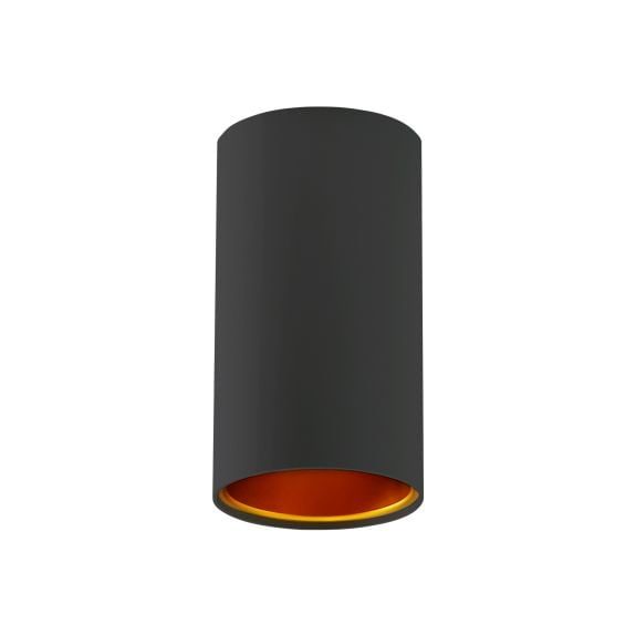 Spectrum LED Chloe faretto da soffitto GU10 nero interno dorato