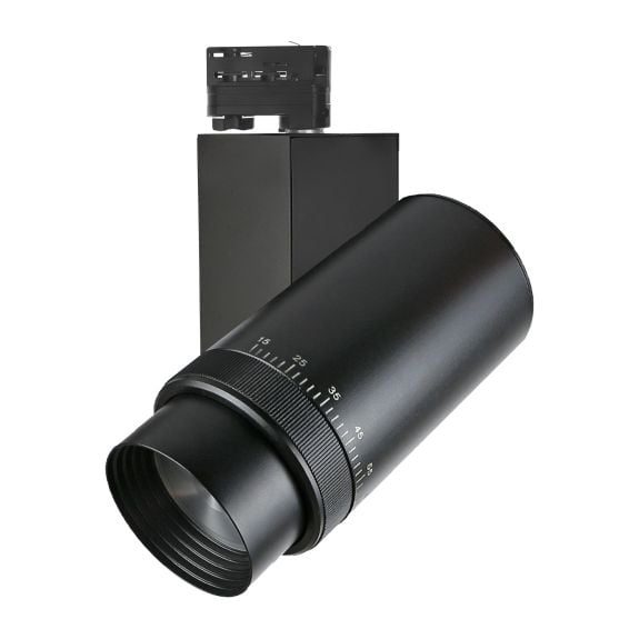 Spectrum LED Pava LED railspot verstelbare lichtbundel 15-60°, zwart of wit