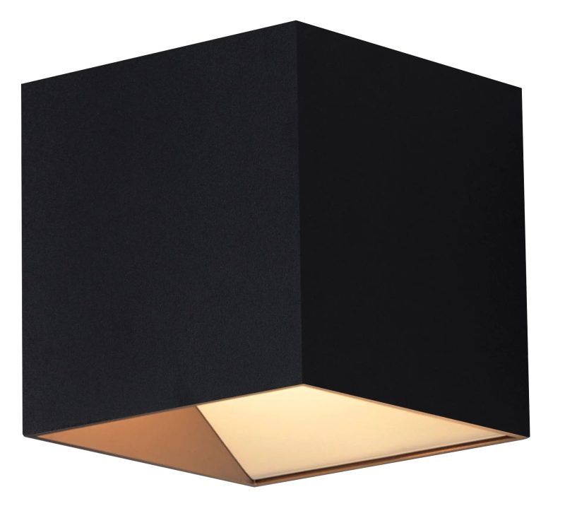 Fantasia Applique Pure quadrata nera 11W LED su/giù dimmerabile