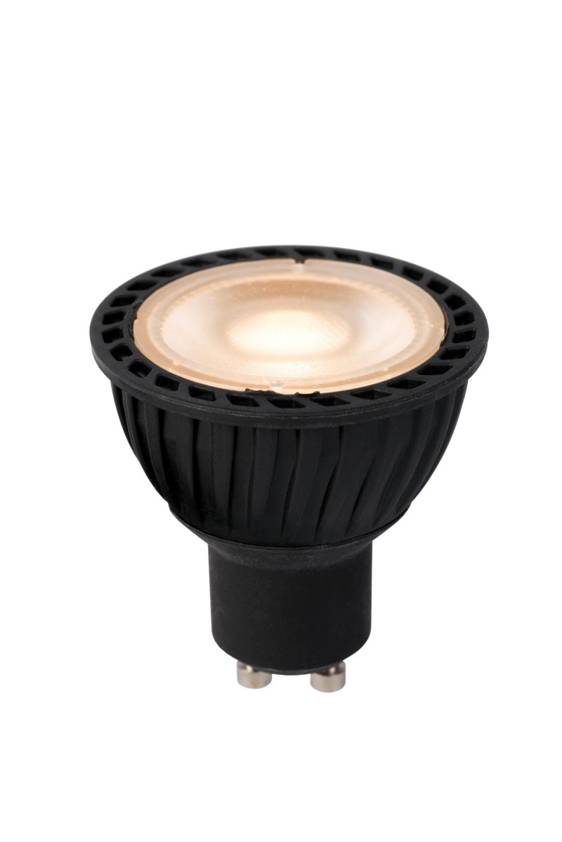 LUCIDE MR16 - Lampada LED - Ø 5 cm - LED - GU10 - 1x5W 2700K - Nero