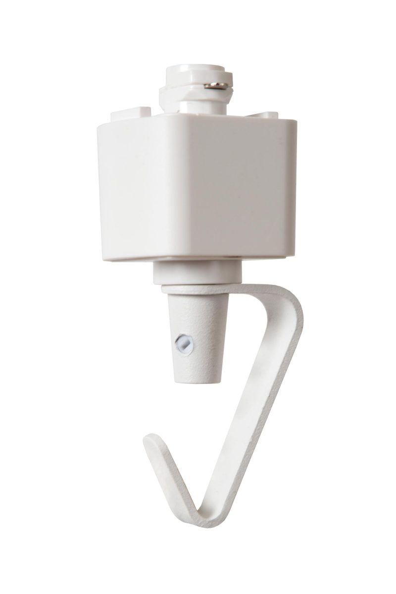 LUCIDE TRACK Pendelleuchtenadapter - 1-Phasen Schienensystem / Schienenbeleuchtung - Weiß (Erweiterung)