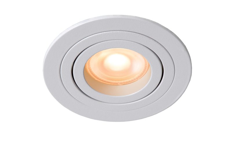 LUCIDE TUBE - Recessed Spot - Ø 9.2 cm - 1xGU10 - White