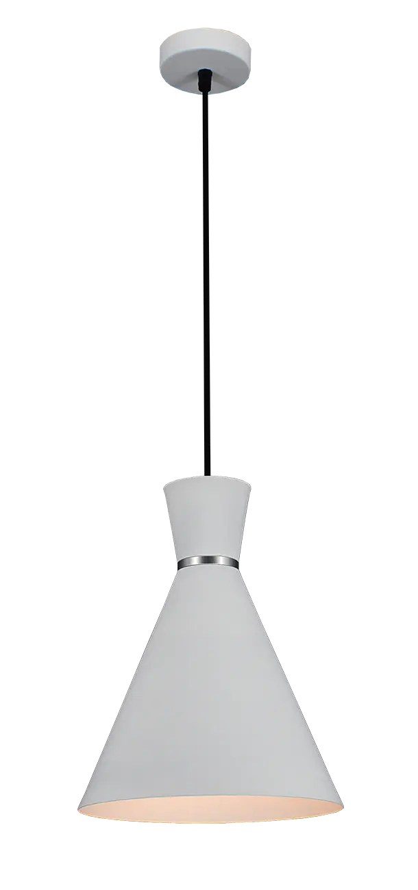 Fantasia Kono hanglamp wit conisch Ø25 cm verstelbaar E27 fitting