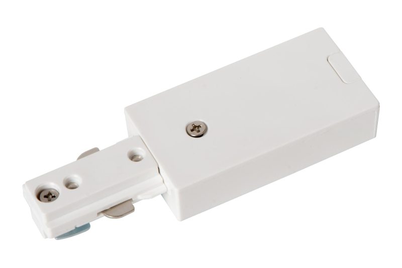 LUCIDE TRACK Startvoeding - 1-Phase Rail System / Rail Lighting - Single - White (Extension)