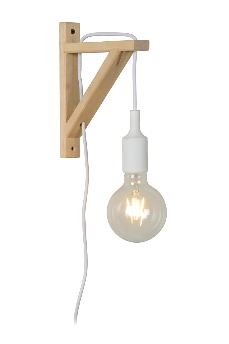 LUCIDE FIX - Aplique - 1xE27 - Blanco