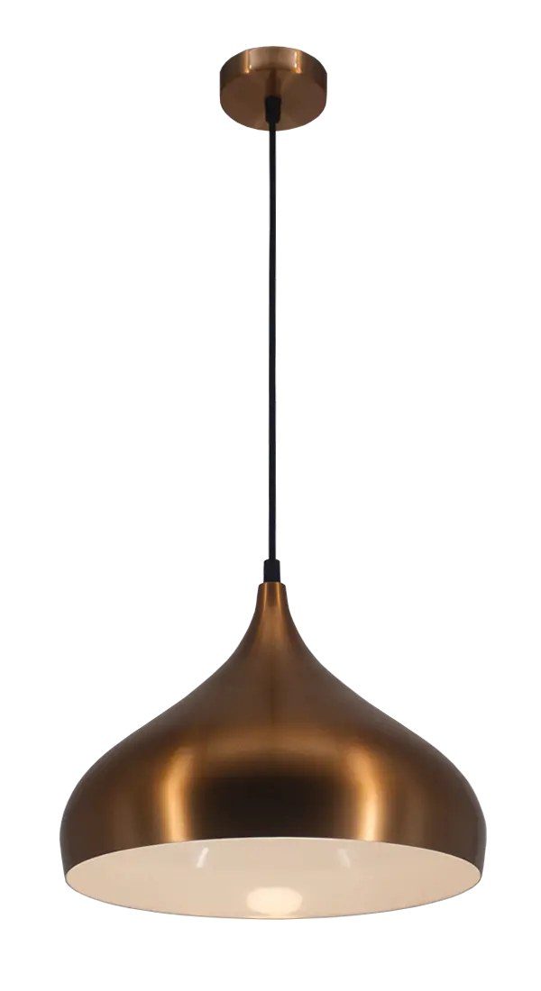 Fantasia Ronin hanglamp druppelvorm koper Ø42 cm, hoogte verstelbaar, E27
