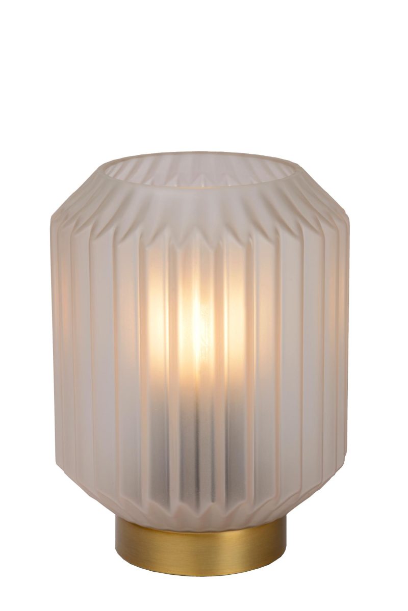 LUCIDE SUENO - Lampe de Table - Ø 13 cm - 1xE14 - Blanc