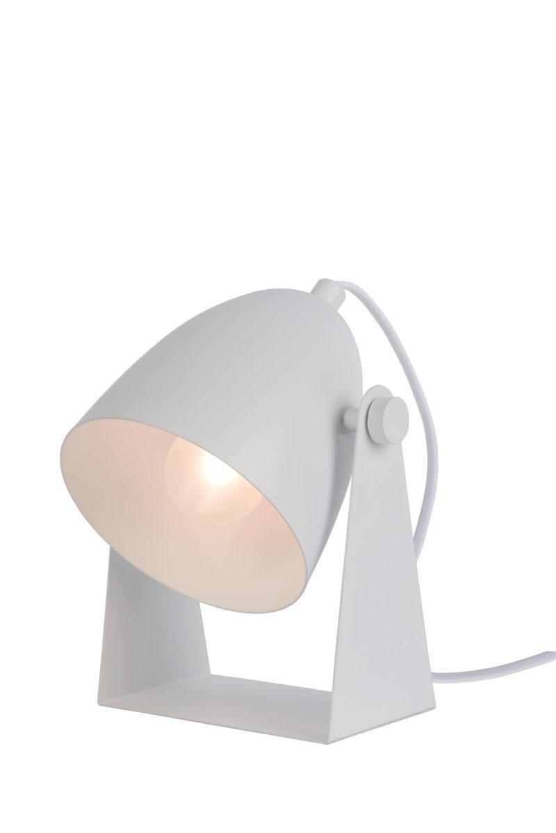 LUCIDE CHAGO - Tafellamp - 1xE14 - Wit