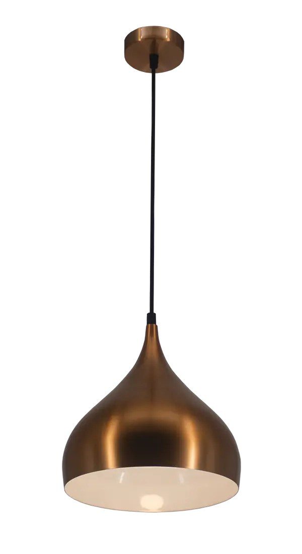 Fantasia Ronin hanglamp druppelvorm koper metaal Ø32 cm E27