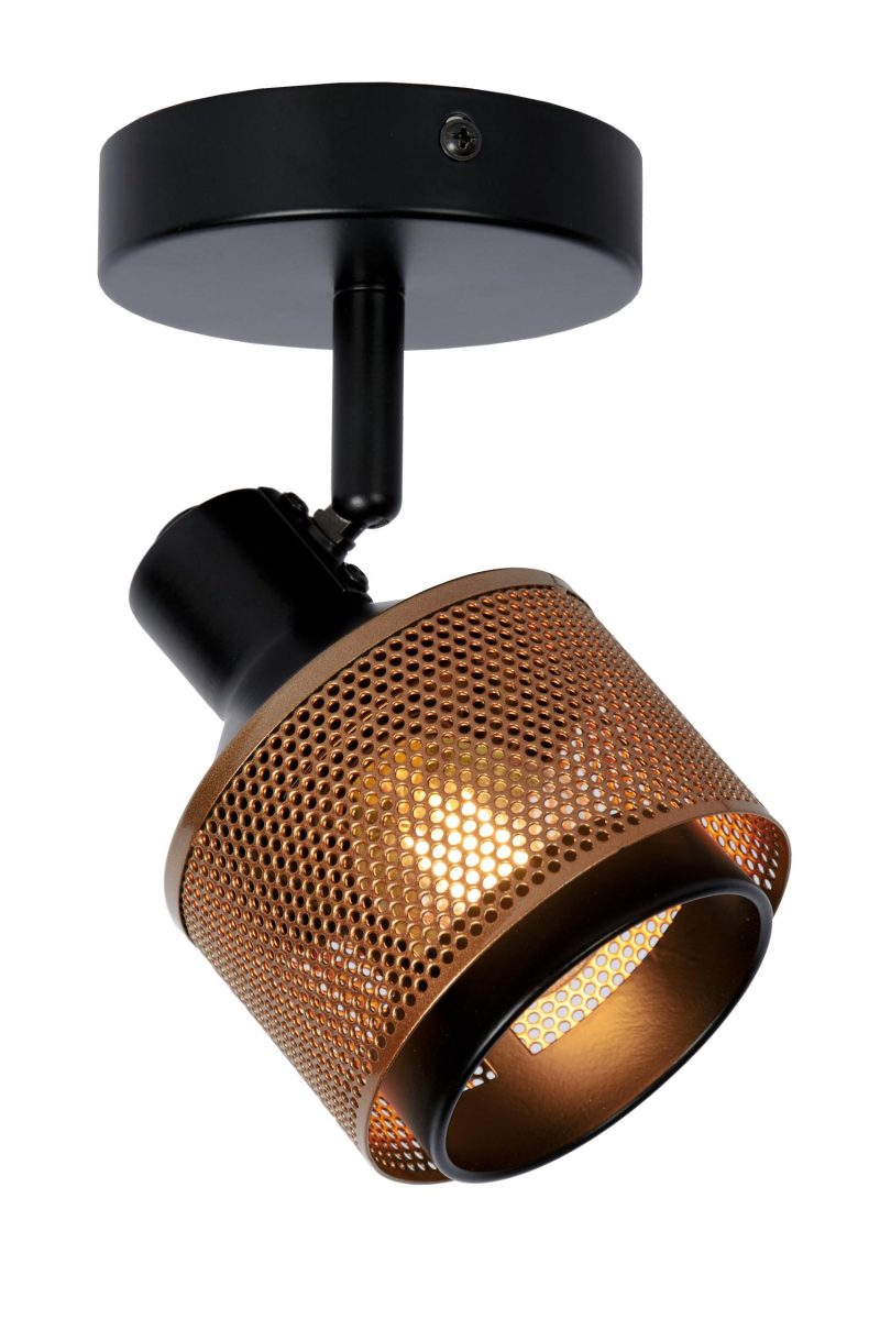 LUCIDE RAFA - Faretto da Soffitto - 1xE14 - Nero