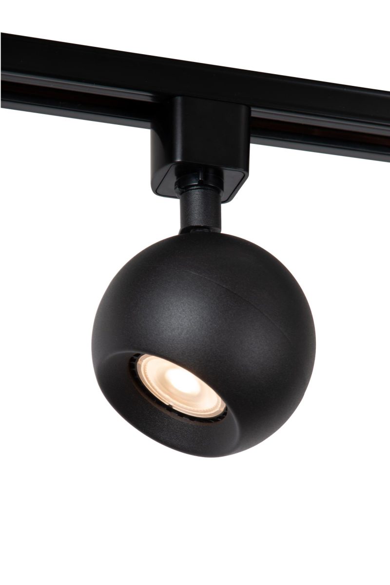 LUCIDE TRACK FAVORI Railspot - 1-Phase Rail System / Rail Lighting - 1xGU10 - Black (Extension)