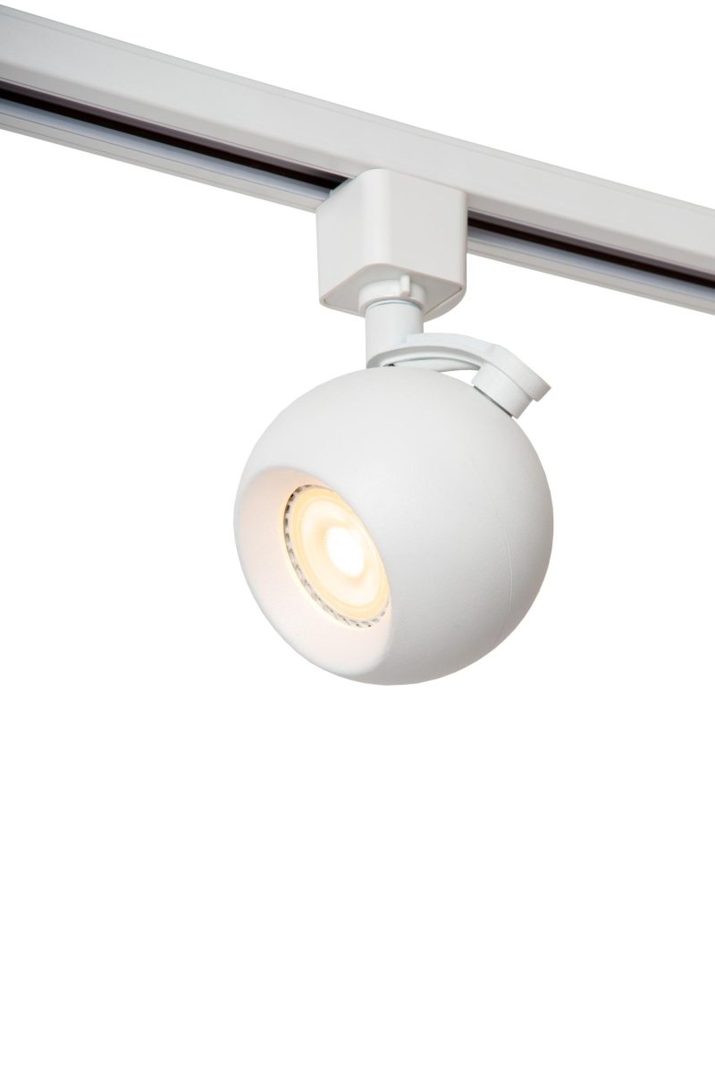 LUCIDE TRACK FAVORI Railspot - Sistema a binario 1 fase / Illuminazione a binario - 1xGU10 - Bianco (Estensione)