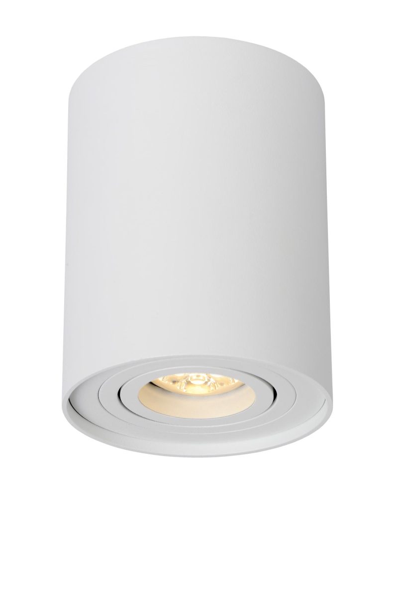 LUCIDE TUBE - Plafondspot - Ø 9,6 cm - 1xGU10 - Wit